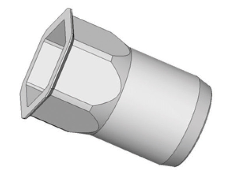 Parts Express Hex Drive M6 Barbed Body Insert Nuts 20 Pcs.