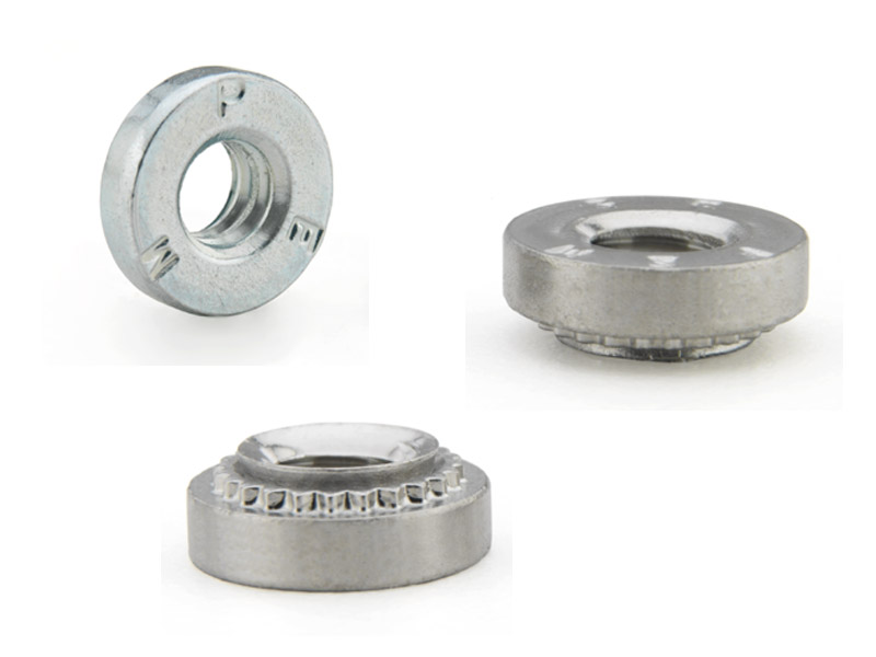 PennEngineering's PEM SFN spinning flare nuts eliminate loose fasteners in  thin metal sheet