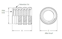 Solid Body IPB, IPC and IPA Press-in Inserts_DIM