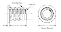 Solid Body IPFB, IPFC and IPFA Press-in Inserts_DIM