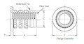 Solid Body IPFB, IPFC and IPFA Press-in Inserts_DIM